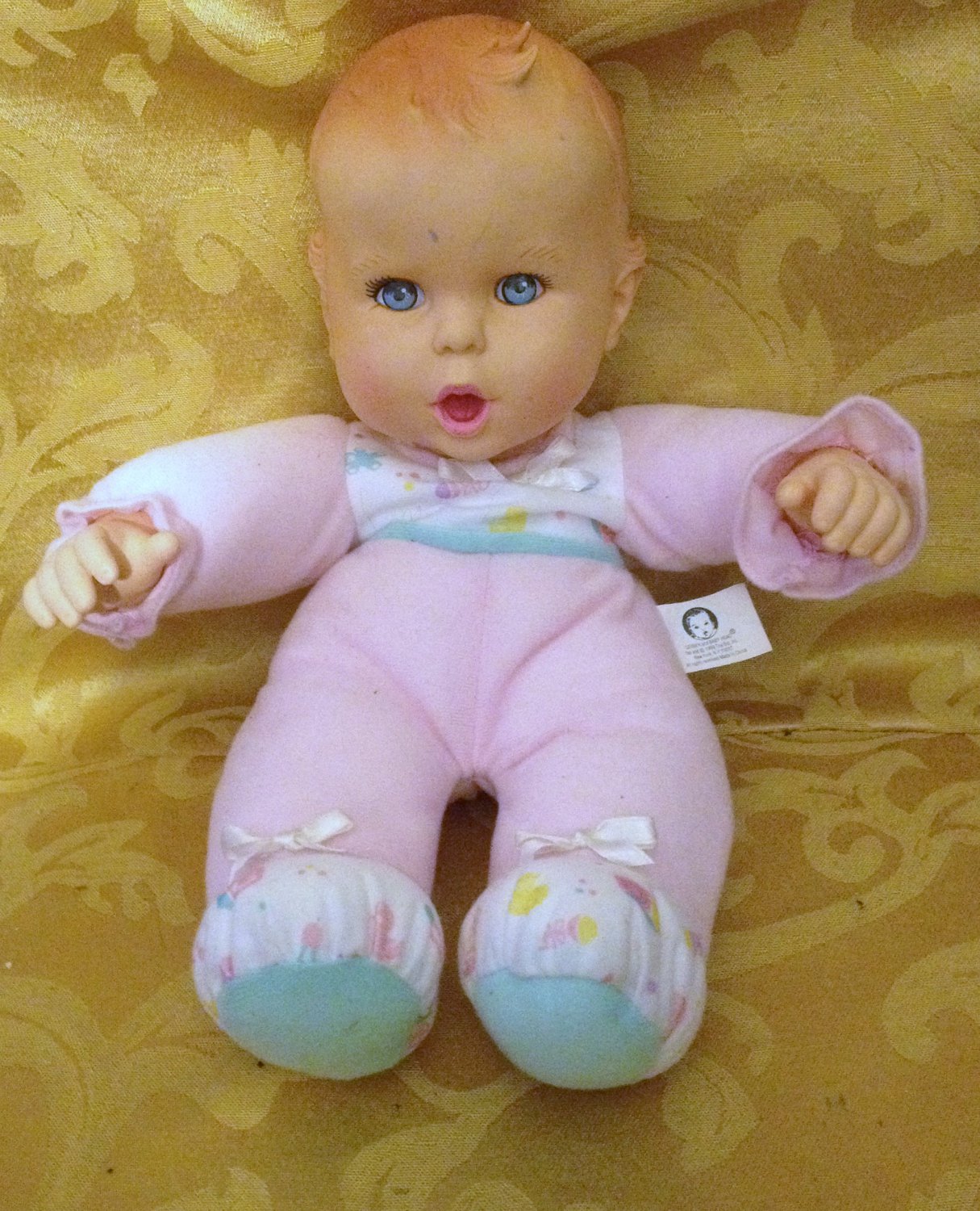 Gerber and baby head stuffed doll 1998