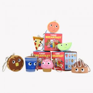 Yummy Breakfast Keychains