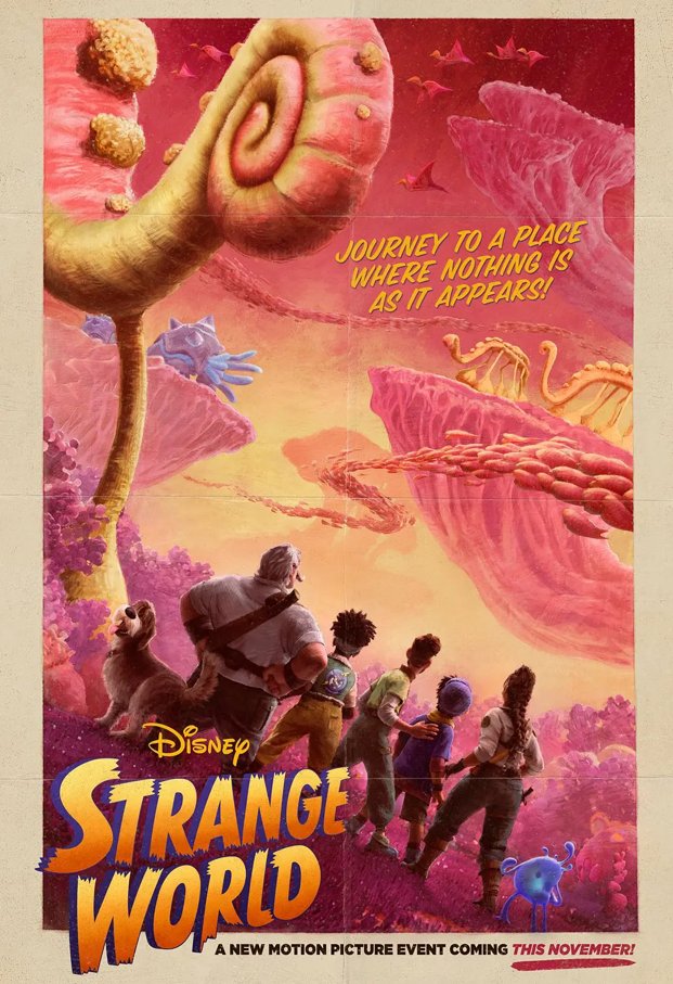 Strange World (DVD Blu-ray) 2022