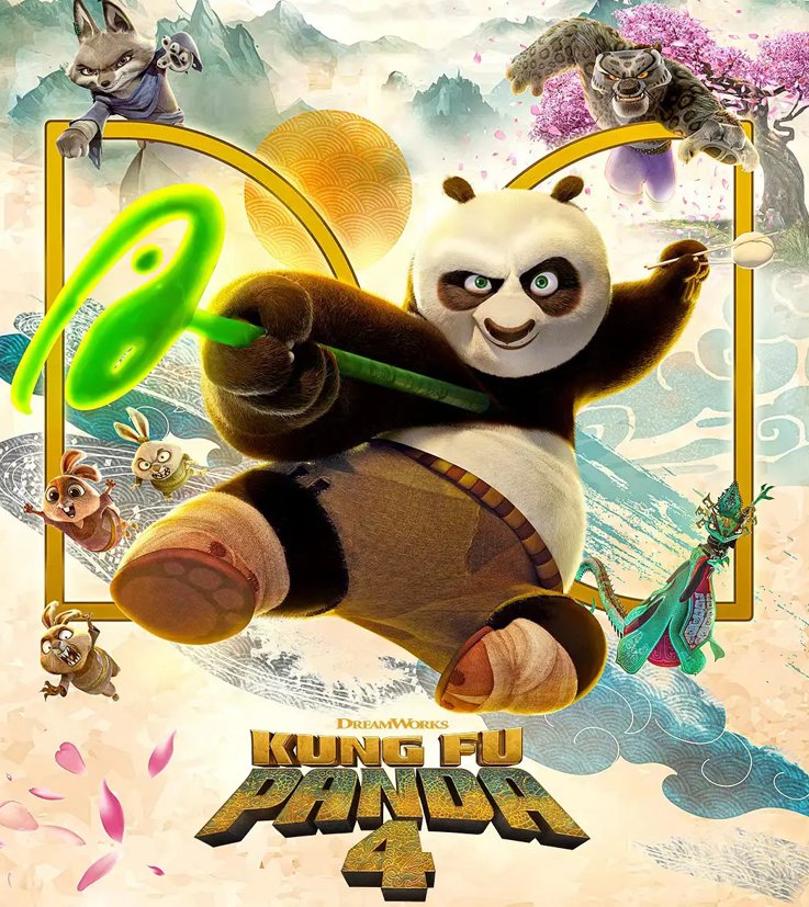 Kung Fu Panda 4 (Blu-ray) 2024