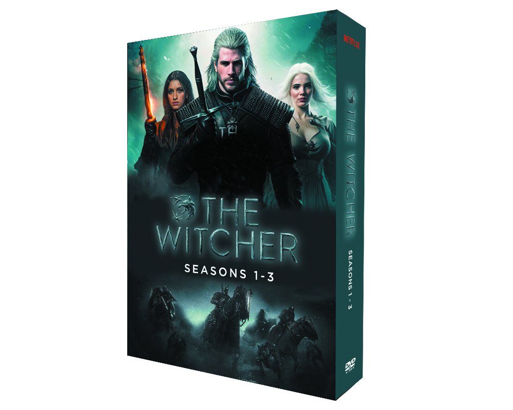 The Witcher Season 1-3 (DVD 9 Disc)