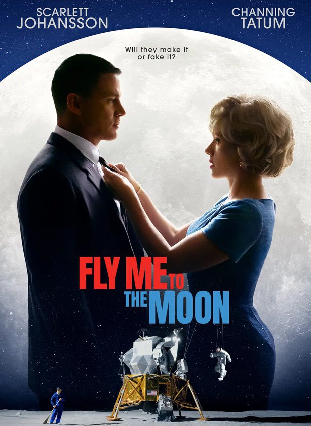 Fly Me To The Moon (Blu-ray) 2024 Free Shipping
