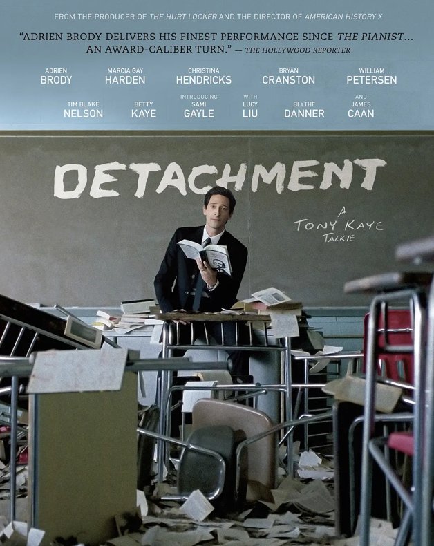 Detachment (Blu-ray) 2011 Free Shipping