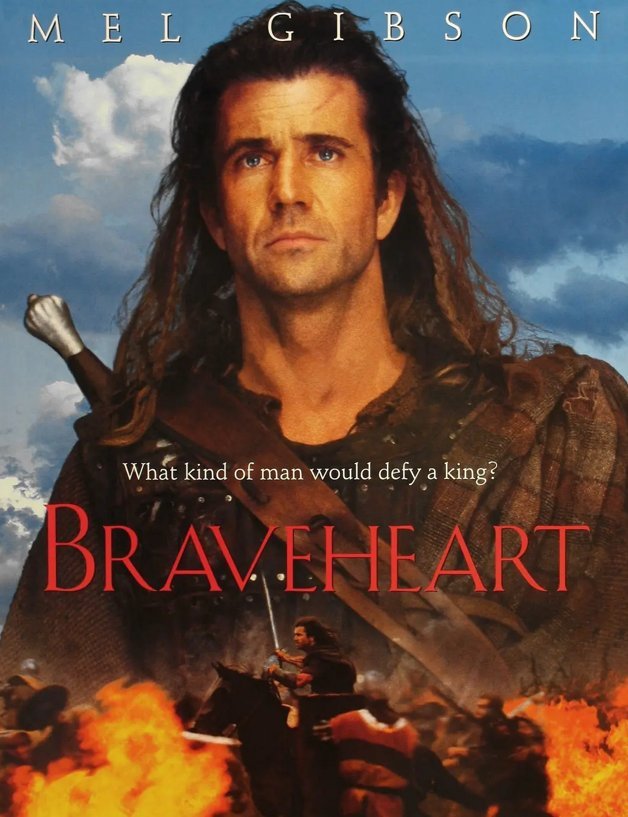 Braveheart (Blu-ray) 1995 Free Shipping