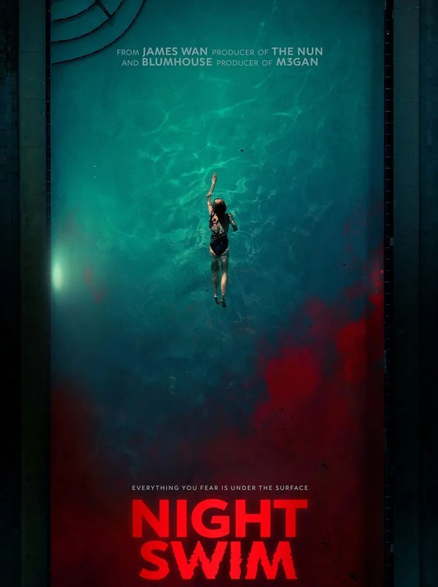 Night Swim (Blu-ray) 2024 Free Shipping