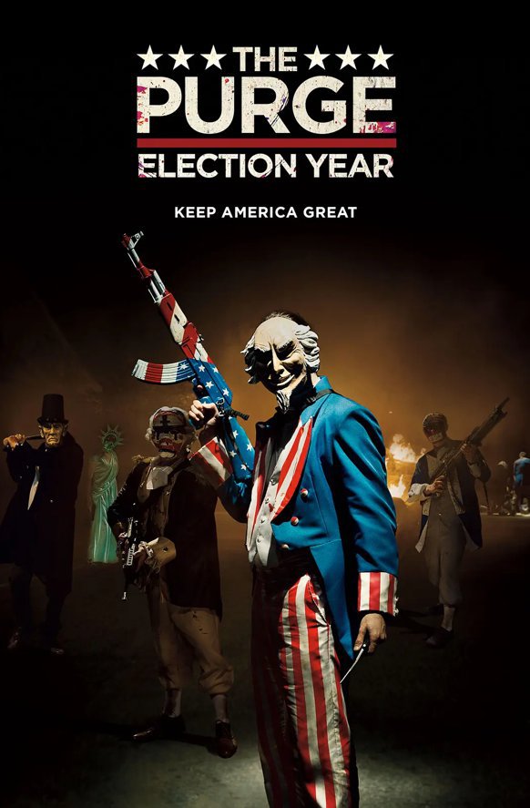 The Purge 3 (Blu-ray) 2016 Free Shipping