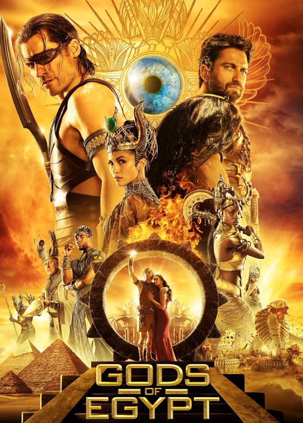 Gods of Egypt (Blu-ray) 2016 Free Shipping