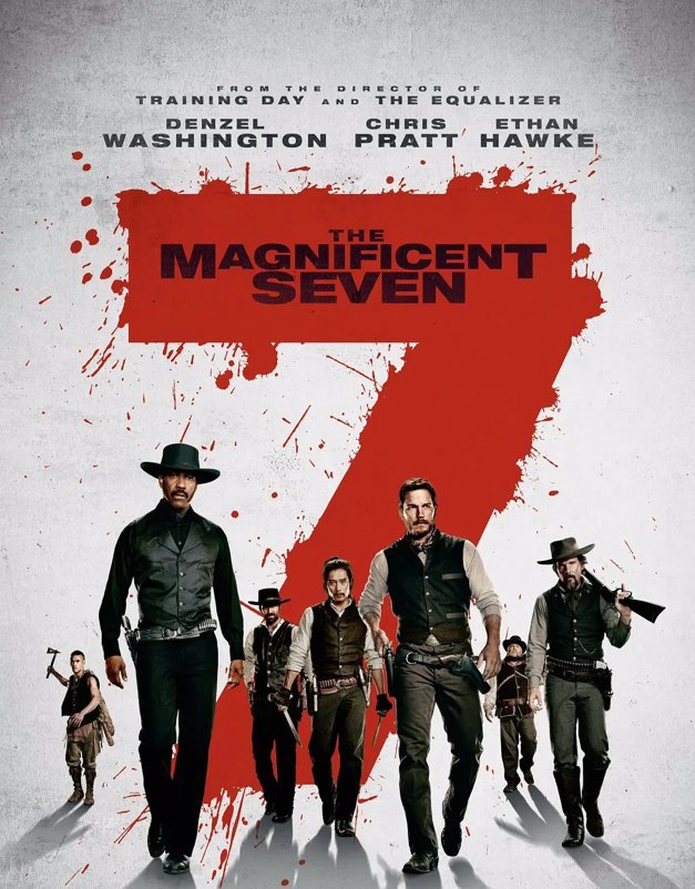 The Magnificent Seven (Blu-ray) 2016 Free Shipping