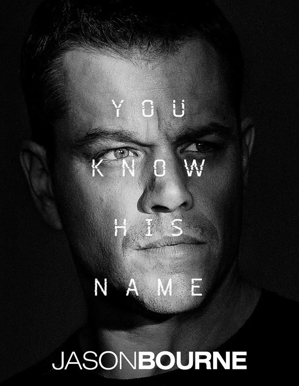 Jason Bourne (Blu-ray) 2016 Free Shipping