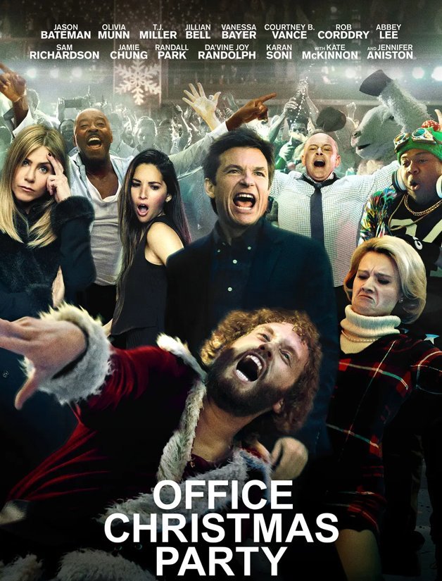 Office Christmas Party (Blu-ray) 2016 Free Shipping