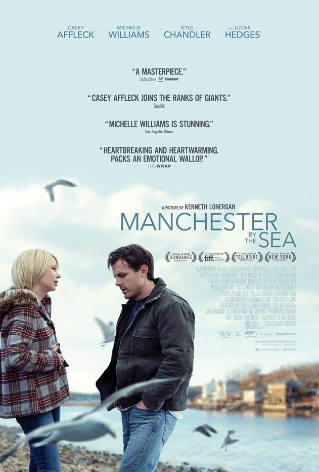 Manchester by the Sea (Blu-ray) 2016 Free Shipping