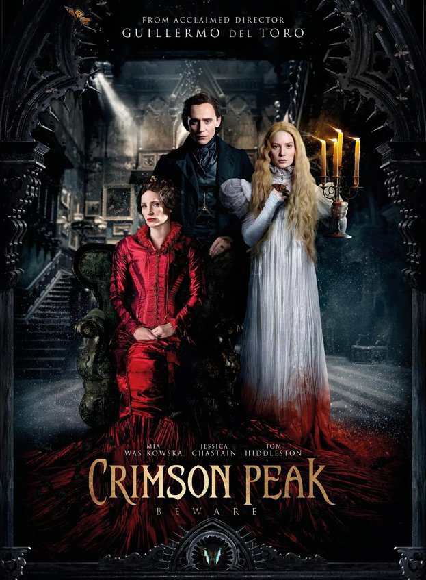 Crimson Peak (Blu-ray) 2015 Free Shipping