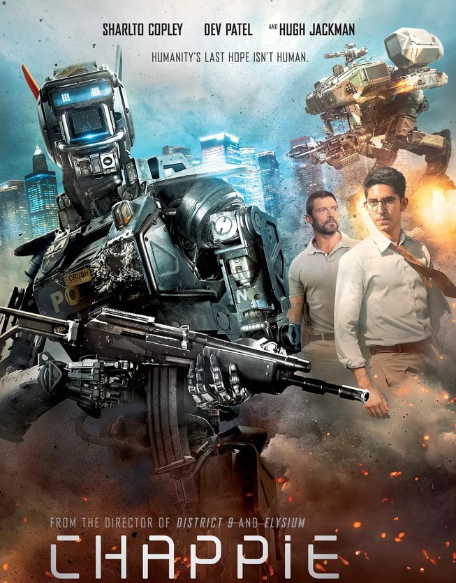 Chappie (Blu-ray) 2015 Free Shipping