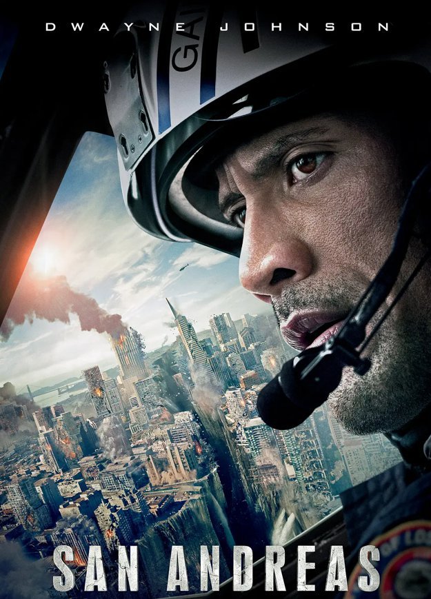 San Andreas (Blu-ray) 2015 Free Shipping