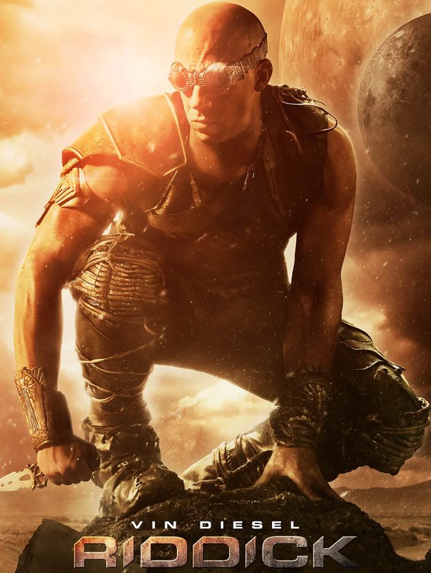 Riddick (Blu-ray) 2013 Free Shipping