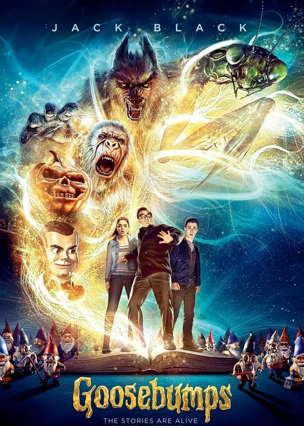 Goosebumps (Blu-ray) 2015 Free Shipping
