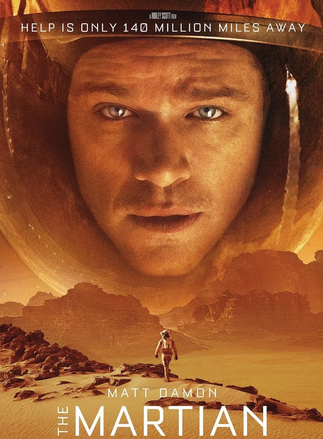 The Martian (Blu-ray) 2015 Free Shipping