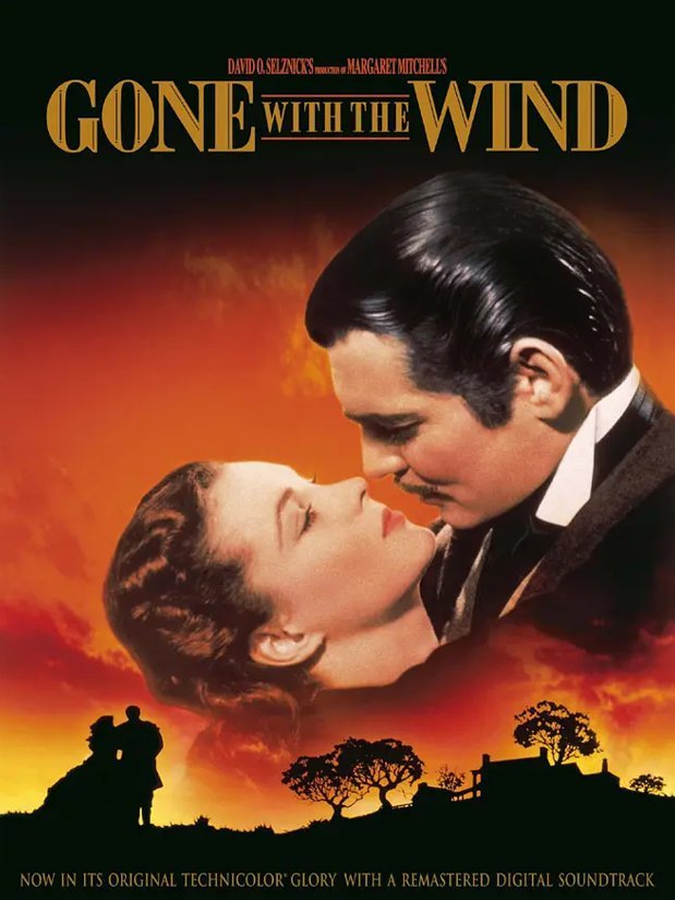 Gone with the Wind (Blu-ray) 1939 Free Shipping