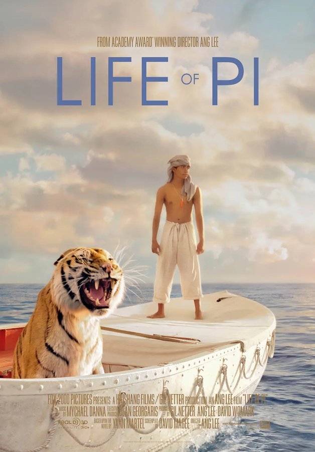 Life of Pi (Blu-ray) 2012 Free Shipping