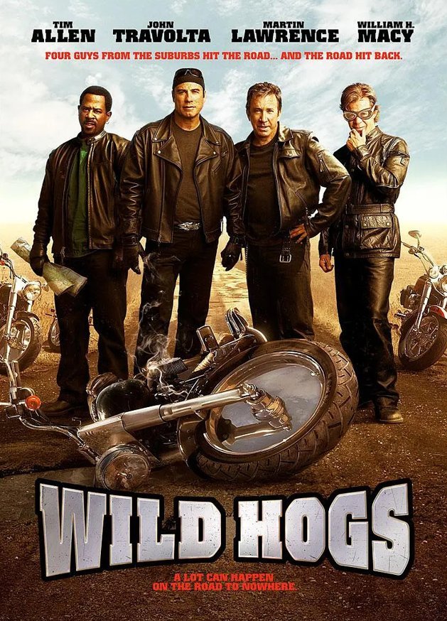 Wild Hogs (Blu-ray) 2007 Free Shipping