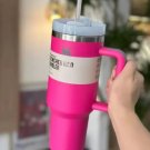 Valentines Day Gift Stanley Quencher H2.0 FlowState 40oz Stainless Steel Tumbler