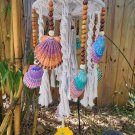 10 Shell Macrame Hanging Mobile