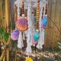 10 Shell Macrame Hanging Mobile