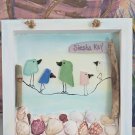 Framed Seaglass Birds - Siesta Key