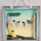 Framed Seaglass Birds - Manasota Key