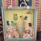 Framed Seaglass Birds - To the beach (2)