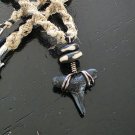 Shark Tooth Hemp Necklace 8 - Long 19"