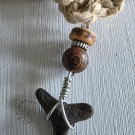 Shark Tooth Chunky Hemp Necklace 9 - Men - Women - 20"
