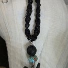 Shark Tooth Hemp Necklace 16 - Long 19"