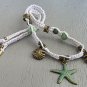 Sugaree Shells Hemp Necklace 17- Starfish Patina 16"