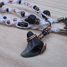 Shark Tooth Hemp Necklace 20 - White Hemp Hemi 16"