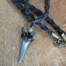 Shark Tooth Hemp Necklace 20- Long 21" Shark Tooth Hemp Necklace 20- Long 21"