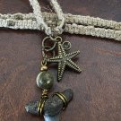 Shark Tooth Hemp Necklace 22 - charm 16" Shark Tooth Hemp Necklace 22 - charm 16"