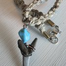 Shark Tooth Hemp Necklace 21 - Chunky 19"