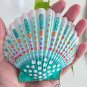 5" Scallop Shell Glitter 60