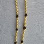 Shark Tooth String macrame necklace - 18.5" Yellow - 26