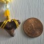 Shark Tooth String macrame necklace - 18.5" Yellow - 26