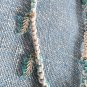 Shark Tooth Hemp and String macrame necklace - 16"  - # 28