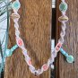 Shark Tooth Hemp and String macrame necklace - 18" - # 29
