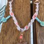 Shark Tooth Hemp and String macrame necklace - 18" - # 29