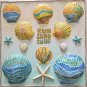 Sun Sand Surf - retro 12x12