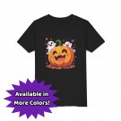Cute Halloween Pumpkin, Ghosts, Candy Kids Tee | Bella Canvas Unisex T-Shirt