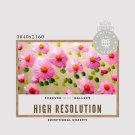 A Radiant Reverie in Flowers ( digital download ) digital art frame tv