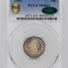 1801 DRAPED BUST 10C MS64+