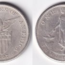 1 Peso 1907-S US Philippines United States of America Coin Sea Salvage