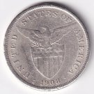 1 Peso 1908-S US Philippines United States of America Coin Sea Salvage - #SMB77